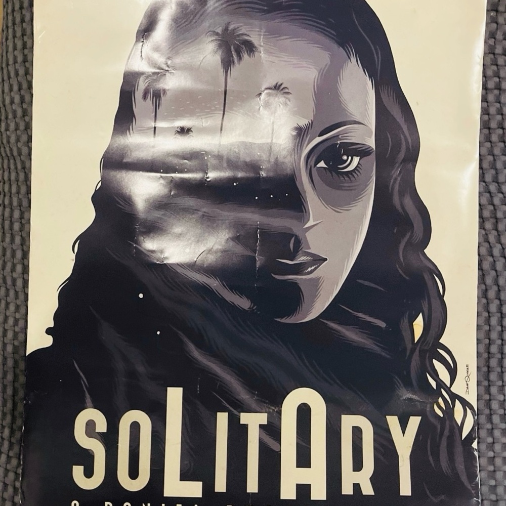 SIGNED Solitary Art Print - Black and White with COA (Certificate of Authent
